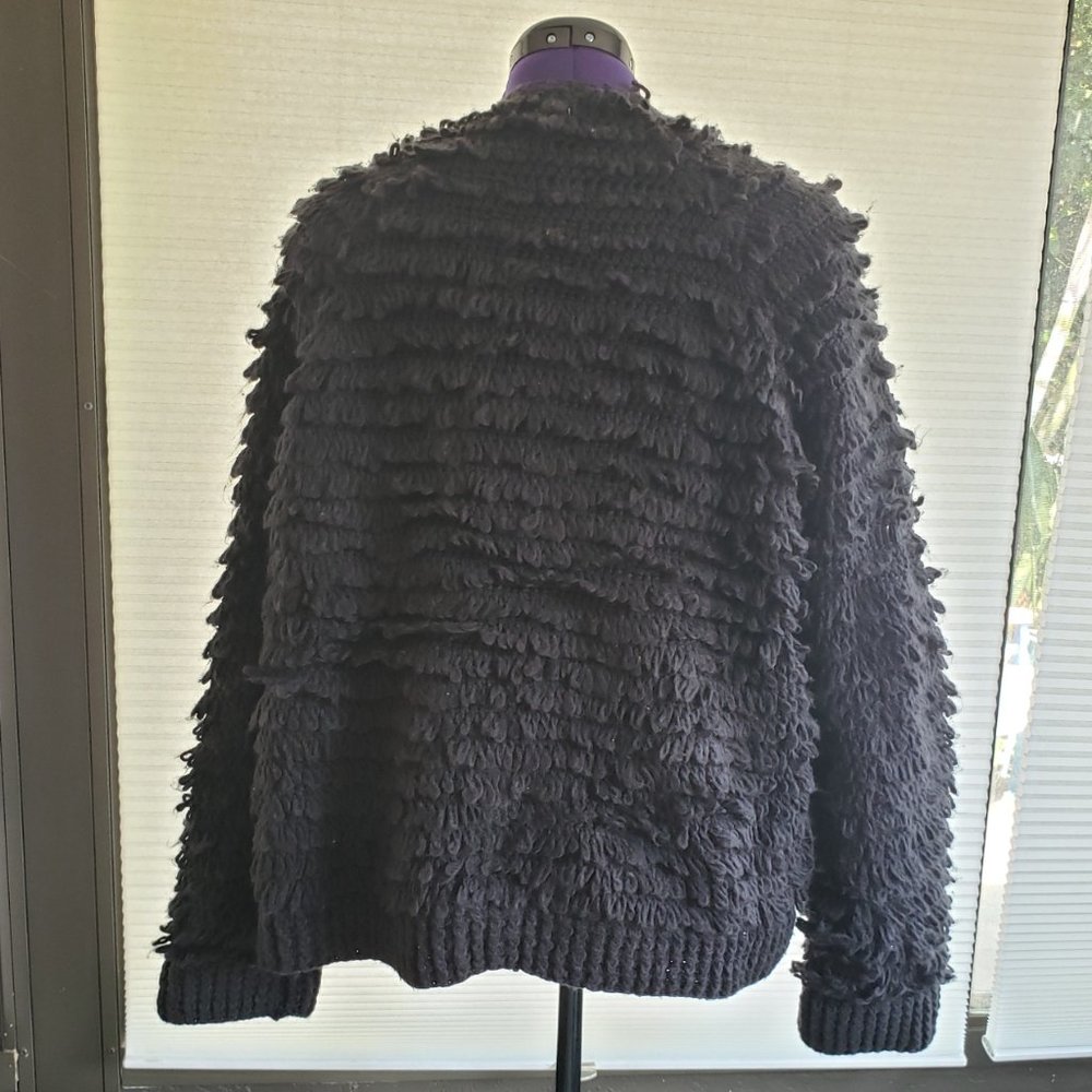 Universal Thread Black Looped Cardigan Sweater - Picture 3 of 9